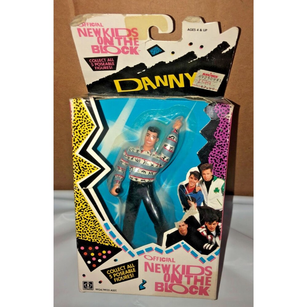 New Kids On The Block NKOTB Danny Action Figure 1990 Hasbro Vintage KayBee Toys